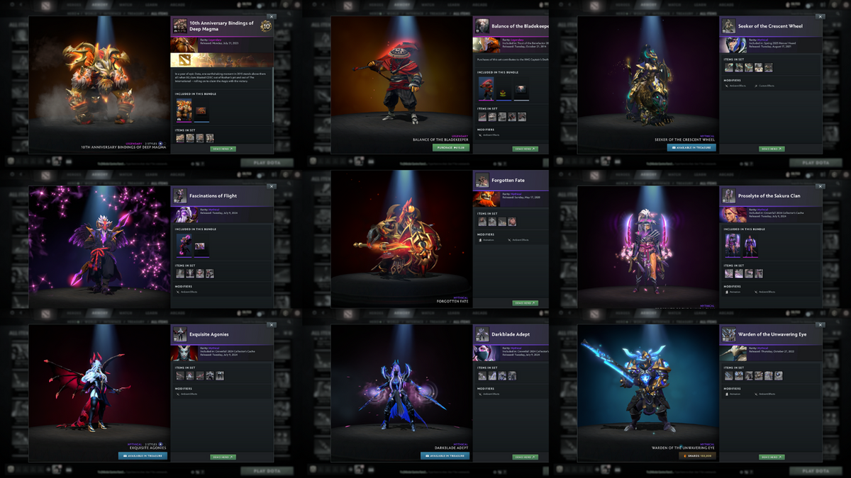 Ancient II | MMR 4115 | Behavior 12000 |BATTLEPASS: AGHNIMS, TI11 - DROW, RAZOR, VOID, PA, PUDGE ARCANA + MIRANA, CM, PA, AM PERSONA + MANY RARE CACHES!!