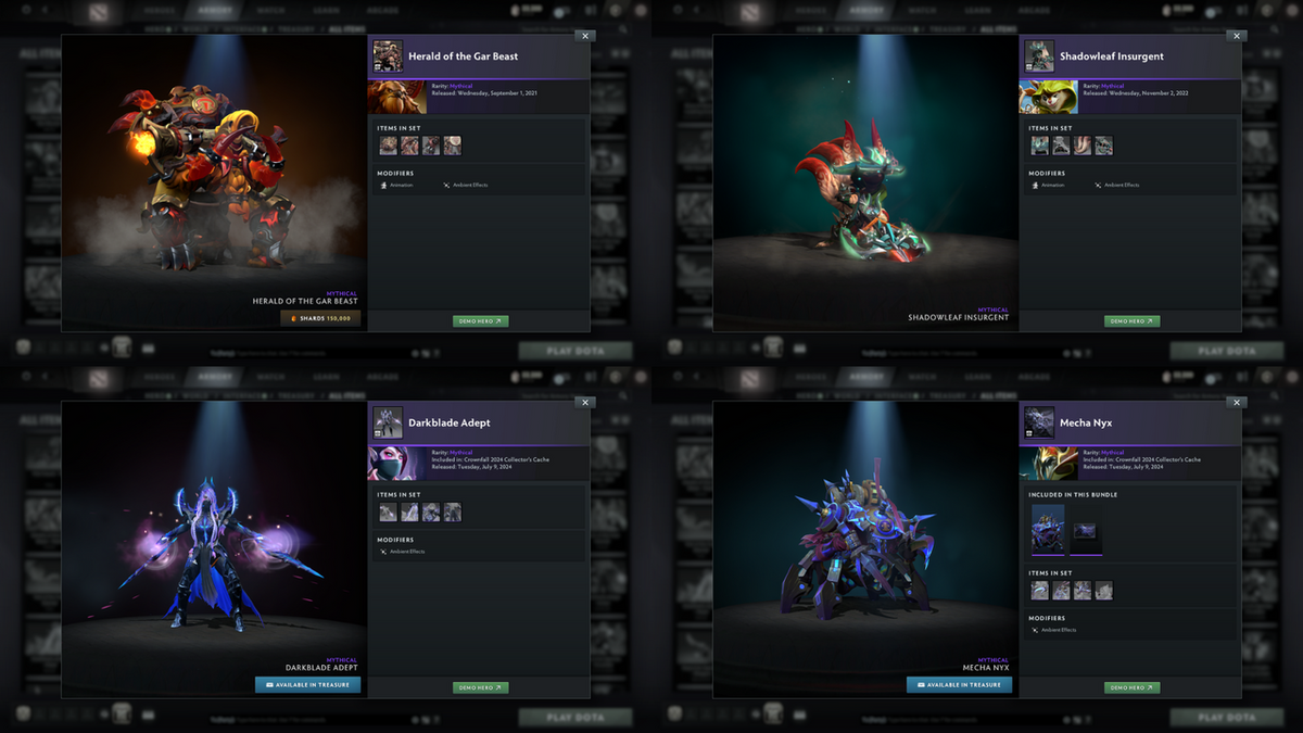 Ancient III | MMR: 4199 | Behavior: 11328 | 7 Arcanas: Phantom Assassin, Crystal Maiden, Monkey King, Zeus, Pudge, Rubick & Ogre Magi | 5 Latest Personas: AM, Invoker, Pudge, PA, CM | 8602 Hours Played | Tons of Rare Cache Sets & Items Inside