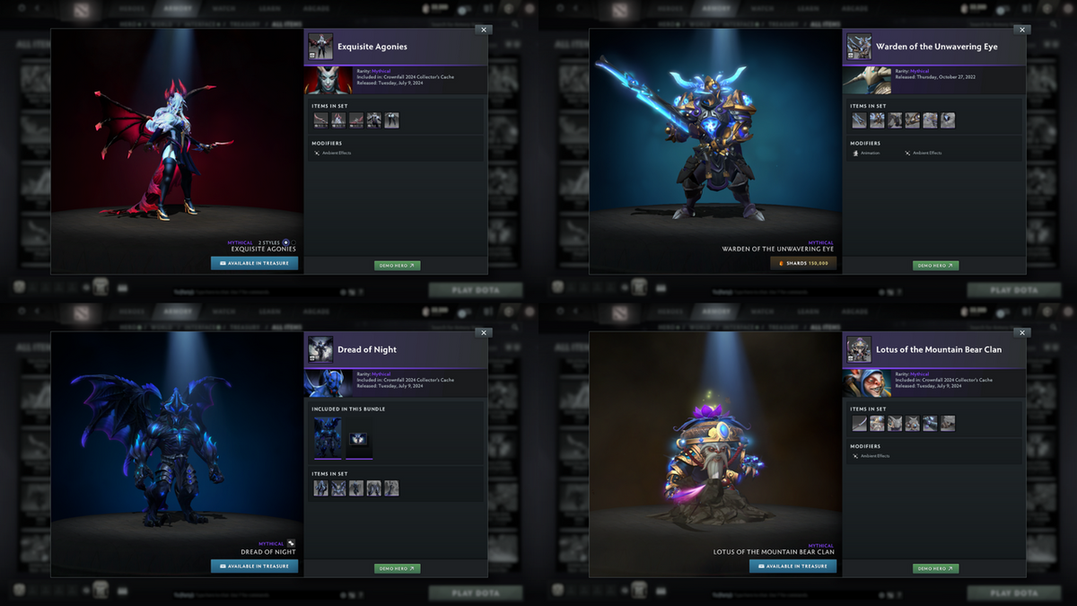Ancient III | MMR: 4199 | Behavior: 11328 | 7 Arcanas: Phantom Assassin, Crystal Maiden, Monkey King, Zeus, Pudge, Rubick & Ogre Magi | 5 Latest Personas: AM, Invoker, Pudge, PA, CM | 8602 Hours Played | Tons of Rare Cache Sets & Items Inside