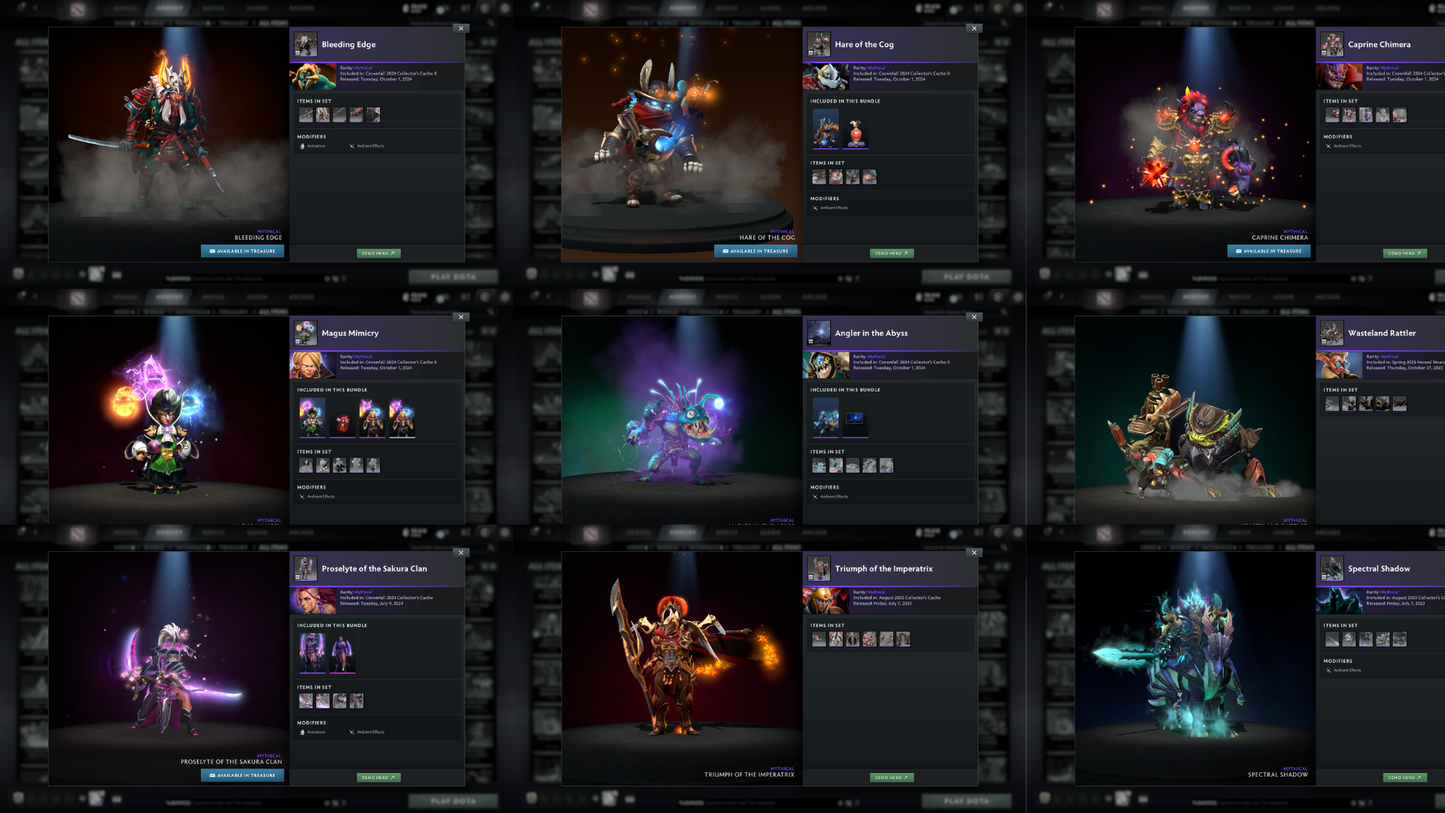 Archon V | MMR: 2921 - Behavior: 12000 | Battlepass: TI6, TI7, TI10, TI11 | 16,722 Hours Played & 10,180 Matches Played | 10 Exclusive Arcanas | 6 Latest Personas | Tons of Collector's Cache and Items | Trophy Level: 613 | Full Access
