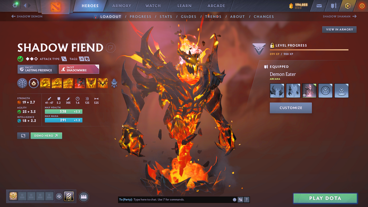 Legend II | MMR 3258 | Behavior 11265 | SF, LINA, RUBICK ARCANA + PA PERSONA | MANY IMMORTALS INCLUDING AM GOLDEN BASHERS!!