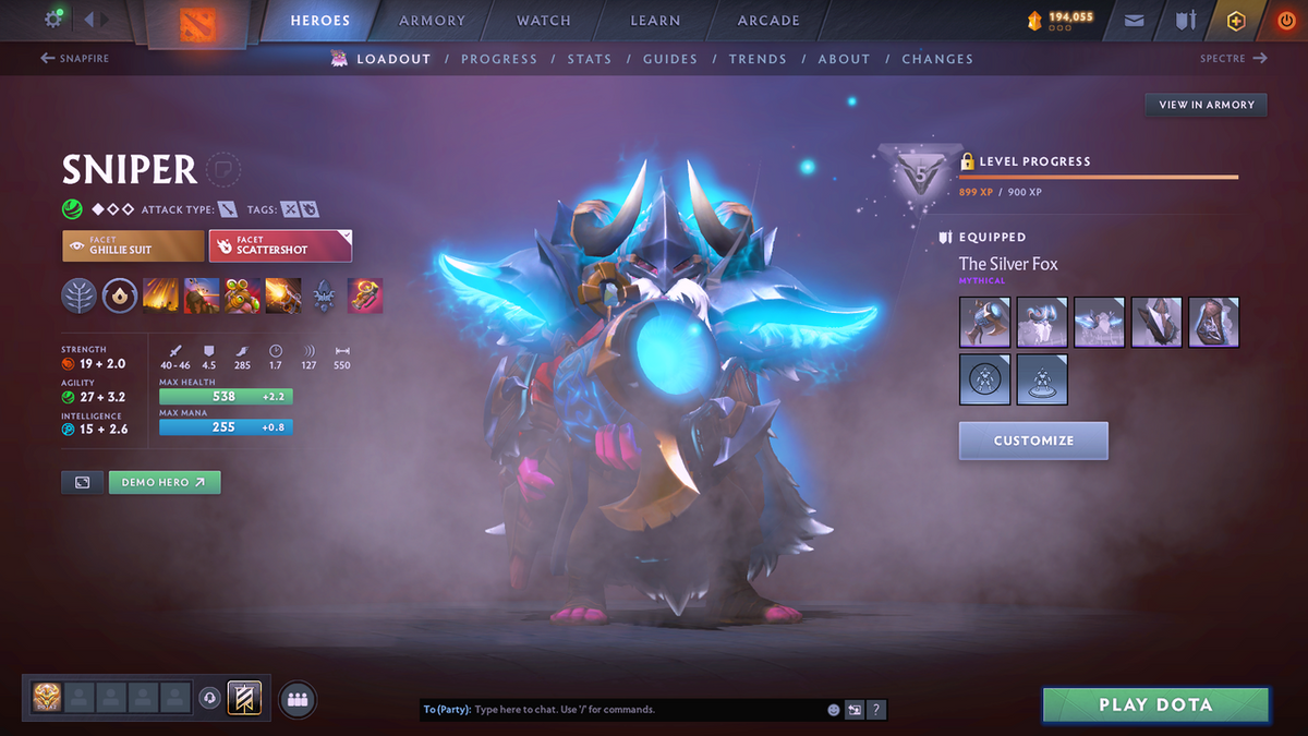 Legend II | MMR 3258 | Behavior 11265 | SF, LINA, RUBICK ARCANA + PA PERSONA | MANY IMMORTALS INCLUDING AM GOLDEN BASHERS!!