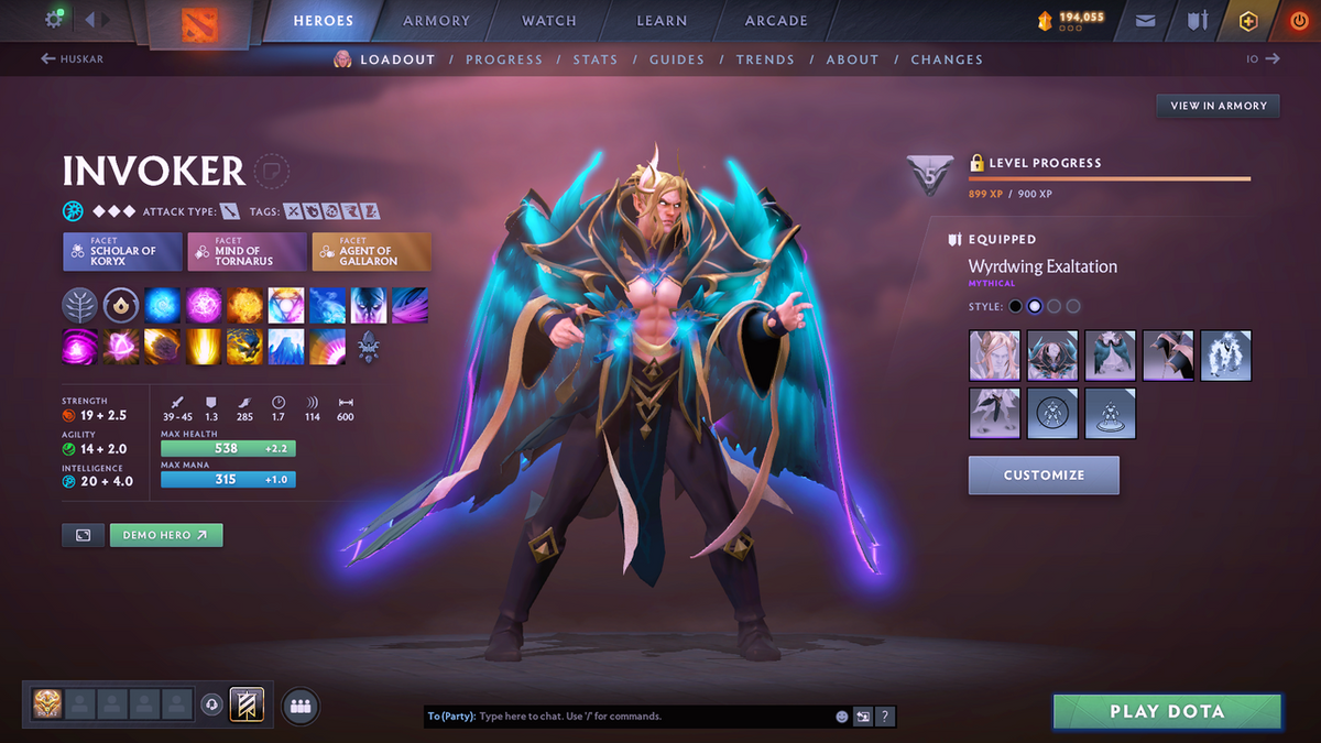 Legend II | MMR 3258 | Behavior 11265 | SF, LINA, RUBICK ARCANA + PA PERSONA | MANY IMMORTALS INCLUDING AM GOLDEN BASHERS!!