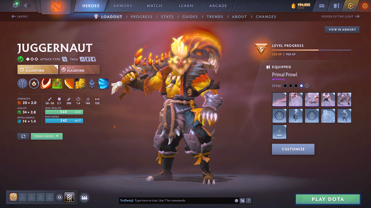 Legend II | MMR 3258 | Behavior 11265 | SF, LINA, RUBICK ARCANA + PA PERSONA | MANY IMMORTALS INCLUDING AM GOLDEN BASHERS!!