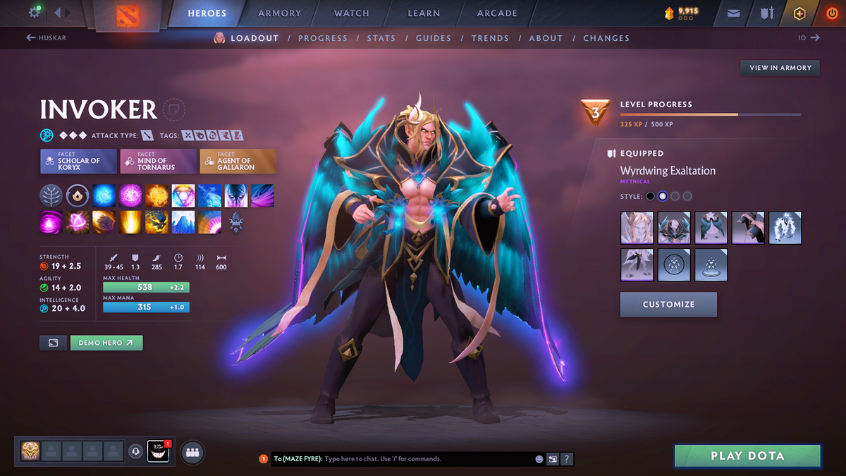 Legend I | MMR: 3452 - Behavior Score: 8446 | Many Immortals & Items Inside | Full Access