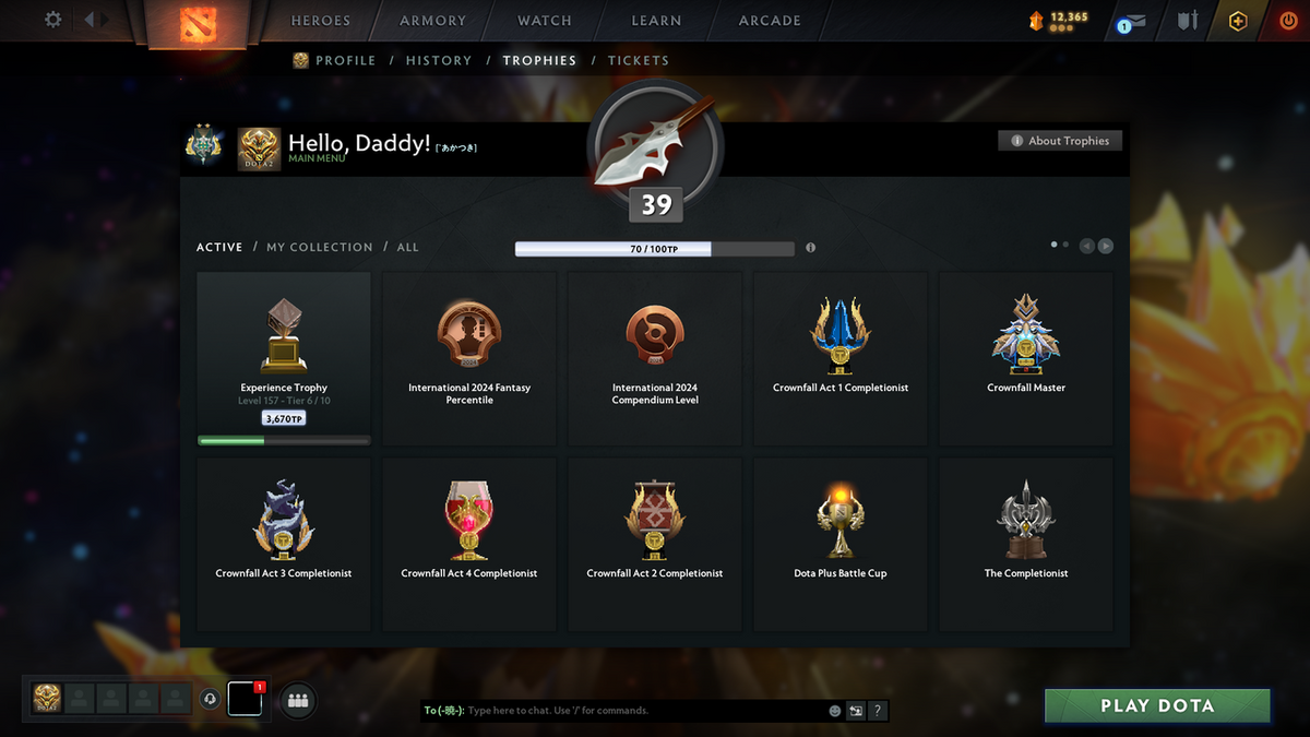 Archon II | MMR: 2530 - Behavior Score: 10011 | Juggernaut Arcana | Anti Mage Persona | Latest Cache Sets | Complete 10th Anniversary Sets | Many Immortals Inside | Mainpool | Trophy Level: 157 | Full Access