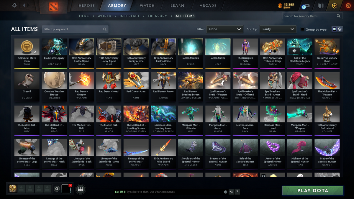 Archon II | MMR: 2530 - Behavior Score: 10011 | Juggernaut Arcana | Anti Mage Persona | Latest Cache Sets | Complete 10th Anniversary Sets | Many Immortals Inside | Mainpool | Trophy Level: 157 | Full Access