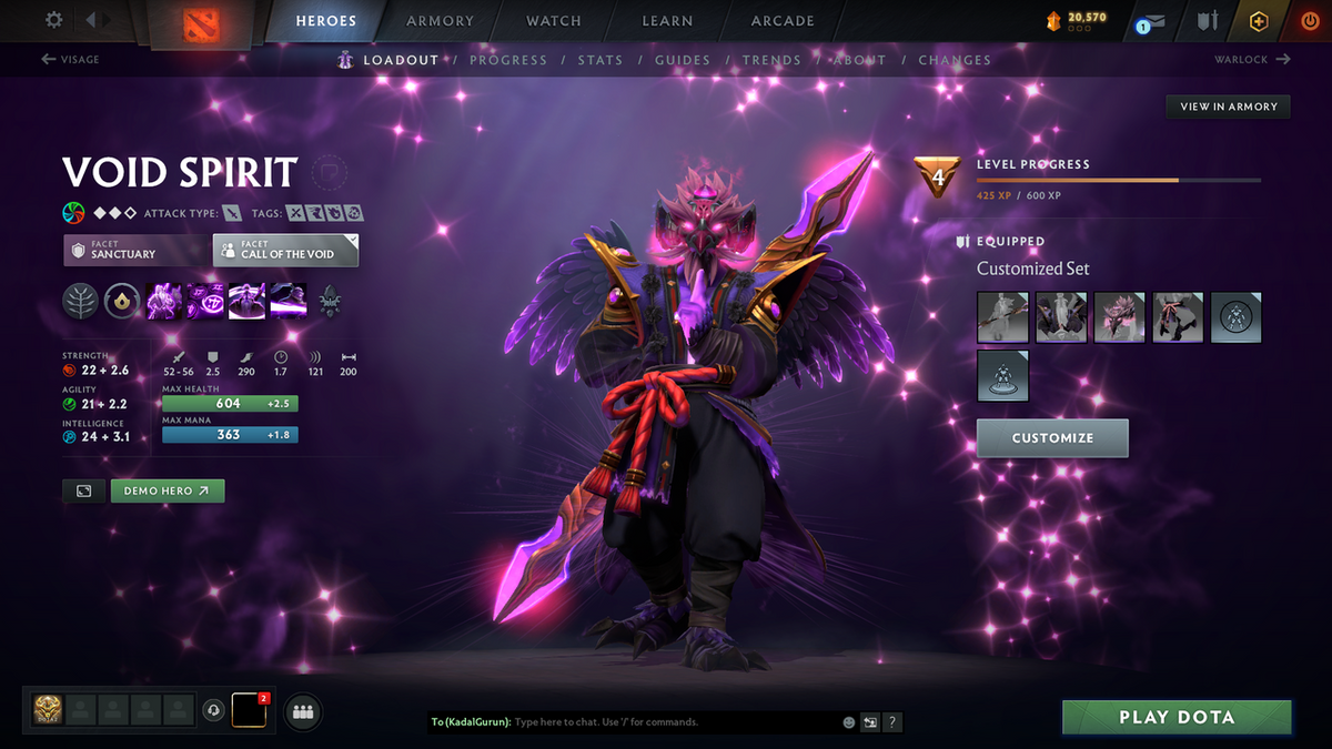 Guardian II | MMR 917 | Behavior 9014 | x138 MMR DD TOKENS | Rubick Arcana | Fully Stacked with Immortals & Exclusive Sets!!!