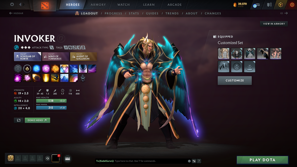 Guardian II | MMR 917 | Behavior 9014 | x138 MMR DD TOKENS | Rubick Arcana | Fully Stacked with Immortals & Exclusive Sets!!!