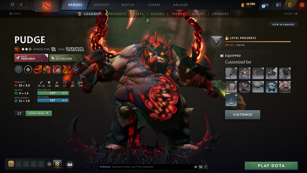 Legend V | MMR 3609 | Conduct: 10510 | 2 Arcanas: Pudge & Zeus | Anti Mage Latest Persona + Recent Cache Sets| Very Exclusive Account!!