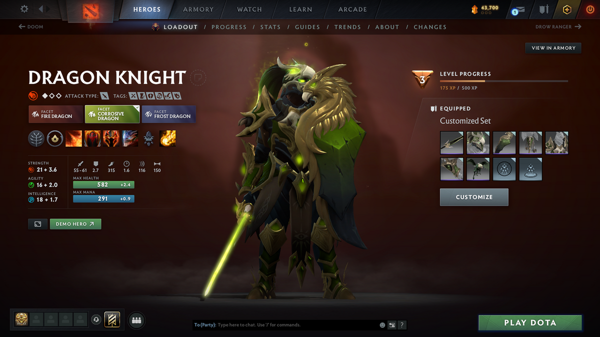Legend V | MMR 3609 | Conduct: 10510 | 2 Arcanas: Pudge & Zeus | Anti Mage Latest Persona + Recent Cache Sets| Very Exclusive Account!!