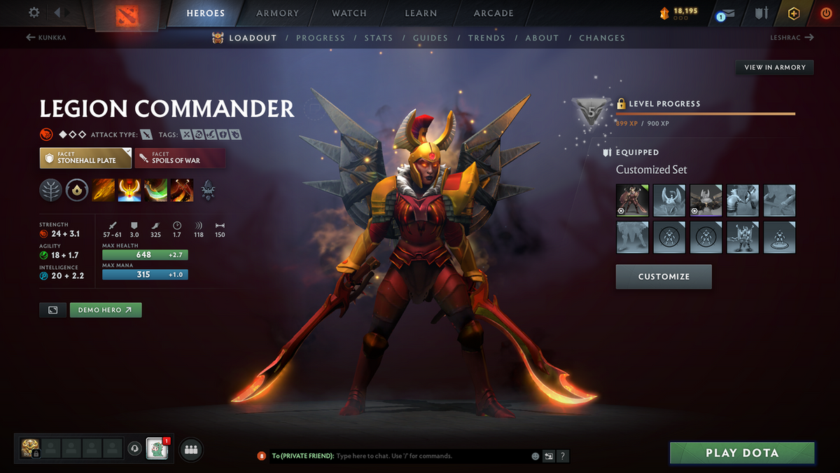 Herald IV | MMR: 344 - Behavior Score: 7651 | 5564 Hours Played | Legion Commander Arcana | Crystal Maiden Latest Persona | Recent Cache Sets | Many Immortals Inside | Mainpool | Trophy Level: 241 | Full Access