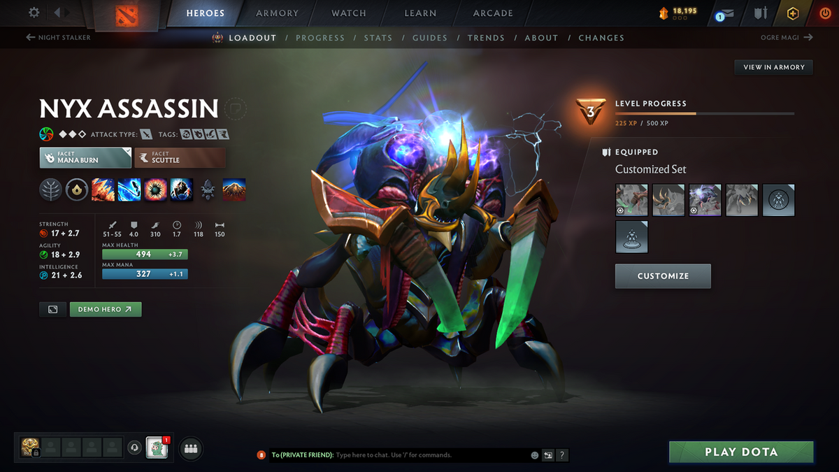 Herald IV | MMR: 344 - Behavior Score: 7651 | 5564 Hours Played | Legion Commander Arcana | Crystal Maiden Latest Persona | Recent Cache Sets | Many Immortals Inside | Mainpool | Trophy Level: 241 | Full Access