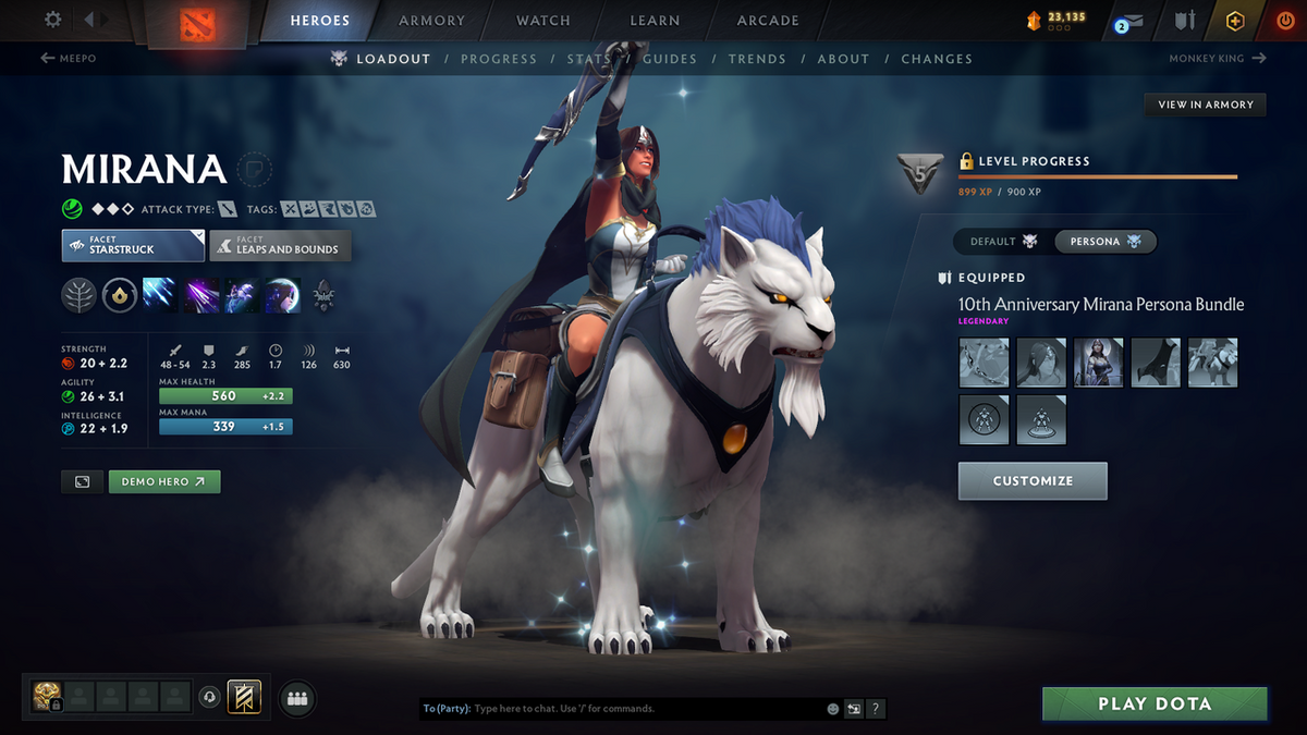 Herald III | MMR: 199 - Behavior Score: 6530 | 1729 Hours Played | Juggernaut Arcana | Crystal Maiden & Mirana Persona | Complete 10th Anniversary Sets | Many Immortals Inside | Mainpool | Trophy Level: 238 | Full Access