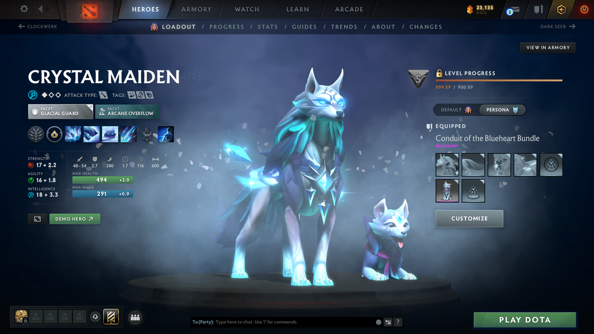 Herald III | MMR: 199 - Behavior Score: 6530 | 1729 Hours Played | Juggernaut Arcana | Crystal Maiden & Mirana Persona | Complete 10th Anniversary Sets | Many Immortals Inside | Mainpool | Trophy Level: 238 | Full Access