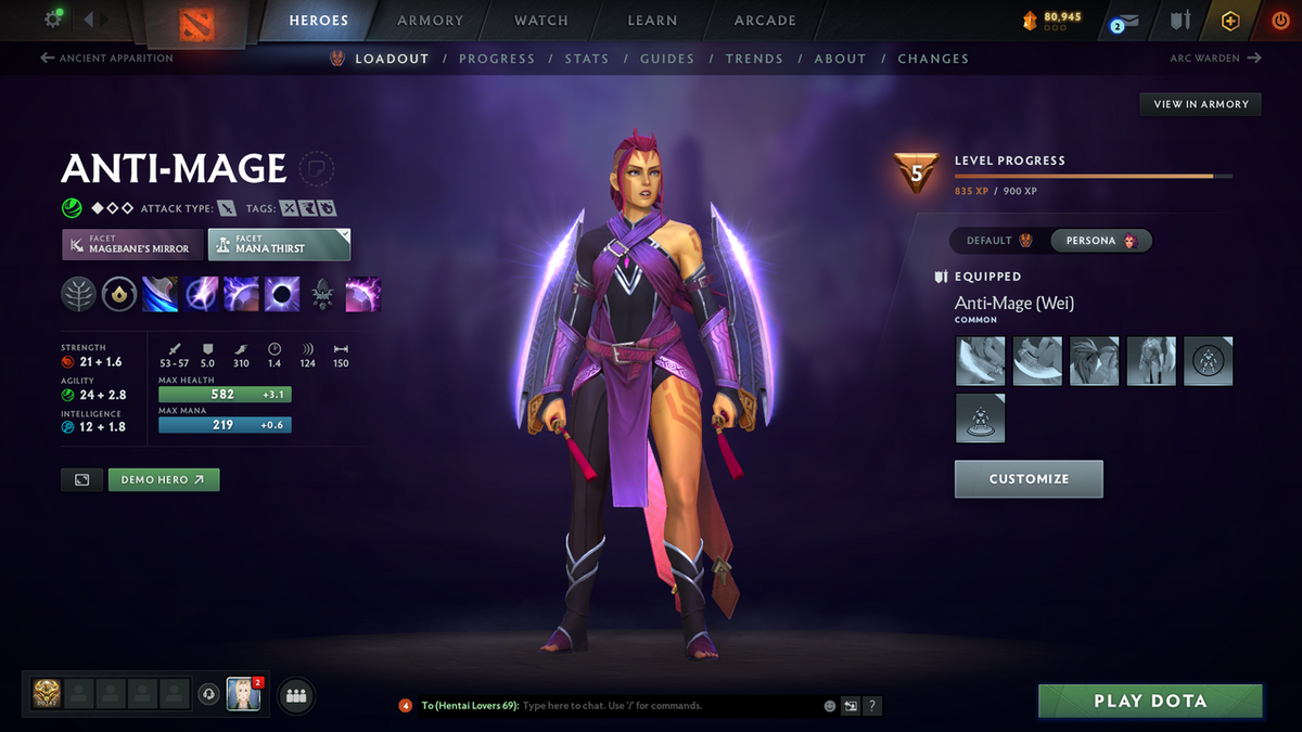 Legend II | MMR: 3084 - Behavior: 11752 | Battlepass: TI10, Nemestice | Arcanas - Spectre, Wraith King, Queen of Pain, Windranger, Juggernaut, Monkey King, Zeus | 5 Personas | Many Cache Sets | Trophy Level: 334 | Complete Access