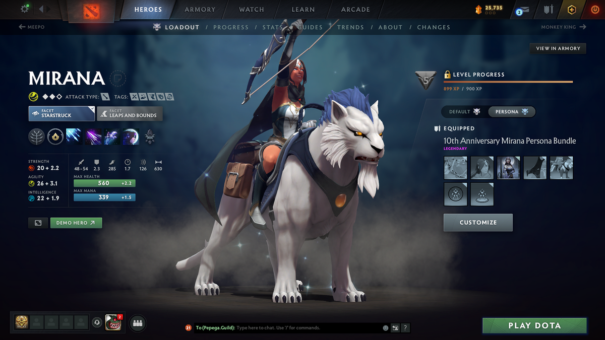 Immortal | MMR: 6523 - Behavior: 12000 | 4 Arcanas: Juggernaut, Zeus, Rubick, Monkey King | Many Exclusive Sets & Immortals Inside | Full Access | Mainpool | Trophy Level: 339 | 3500 Matches Played