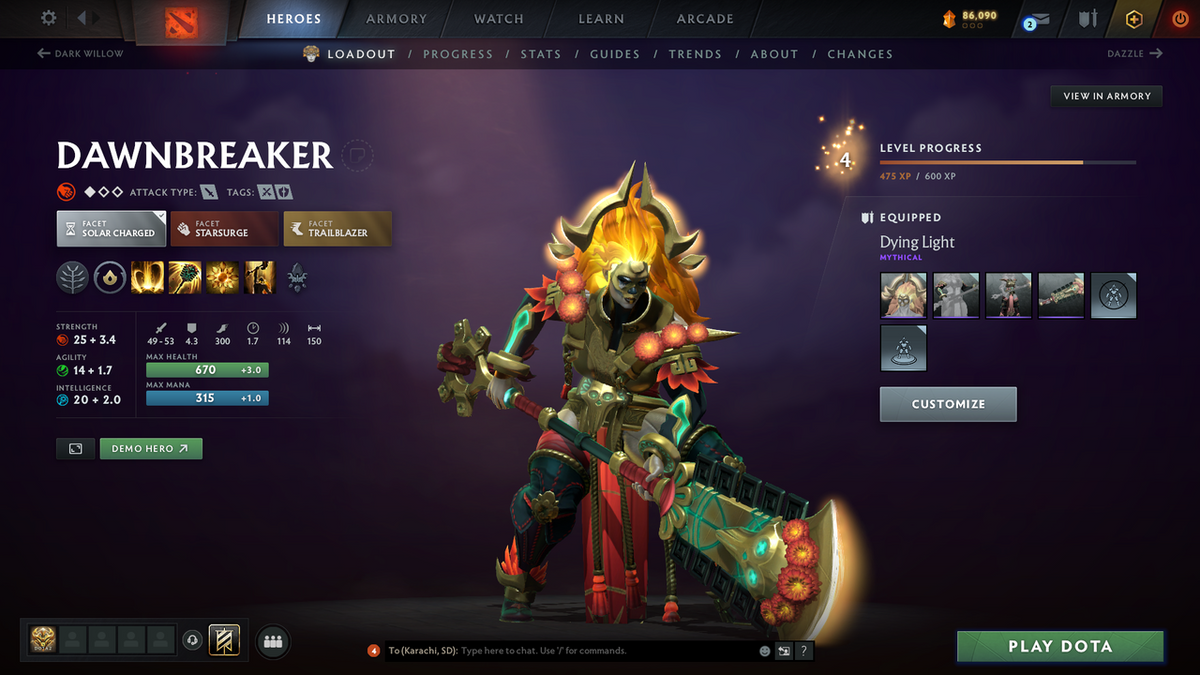 Immortal | MMR: 6801 - Behavior: 11949 | Decent Items Inside | Anti Mage's Golden Bashers | Many Immortals | Full Access | Mainpool | Trophy Level: 113