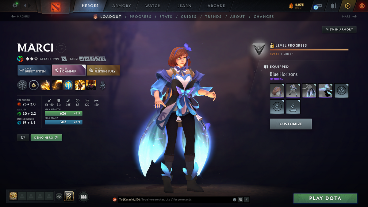 Crusader V | MMR: 2038 - Behavior Score: 12000 | 2 Arcanas: Lina & Rubick | Rare Cache Sets | Many Immortals Inside | Mainpool | Trophy Level: 253 | Full Access