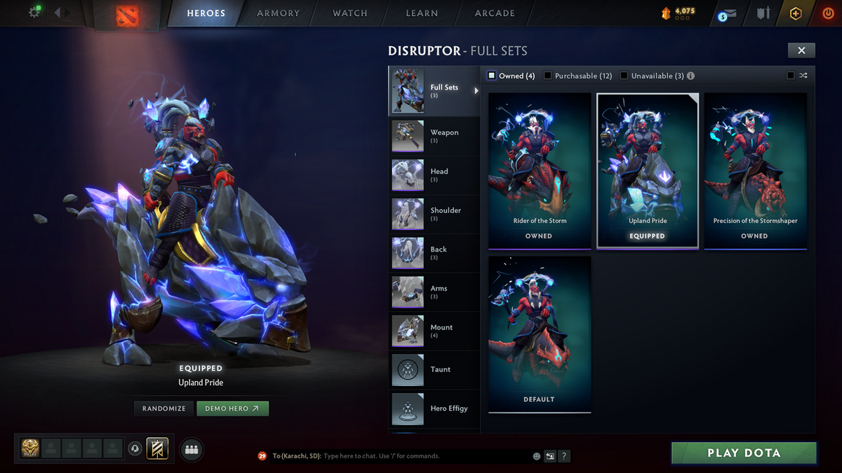 Crusader V | MMR: 2038 - Behavior Score: 12000 | 2 Arcanas: Lina & Rubick | Rare Cache Sets | Many Immortals Inside | Mainpool | Trophy Level: 253 | Full Access
