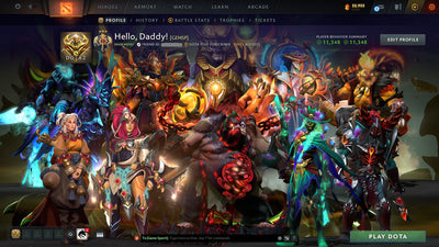 Legend III | MMR: 3245 - Behavior: 11348  - Communication: 11348 | Pudge Arcana | Anti-Mage Persona | Mainpool Account | High Summary