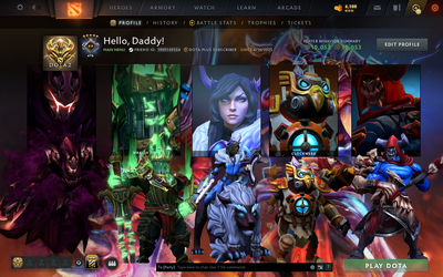 Guardian V | MMR 1459 | Behavior 10053 | Trophy Level: 58 | Quick Find Match | Some Items Inside | Full Access