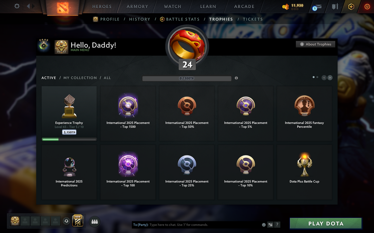 Herald IV | MMR: 518 - Behavior Score: 10440 | Many Sets Inside | Fast Queue | Trophy Level: 65 | Full Access