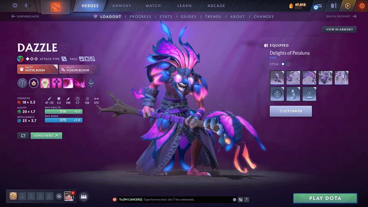Legend I | MMR: 3108 - Behavior: 8795 | 3 Arcanas: Phantom Assassin, Legion Commander, Terrorblade | Many Cache Sets Inside | Many Immortals | Full Access | Mainpool | Trophy Level: 287+