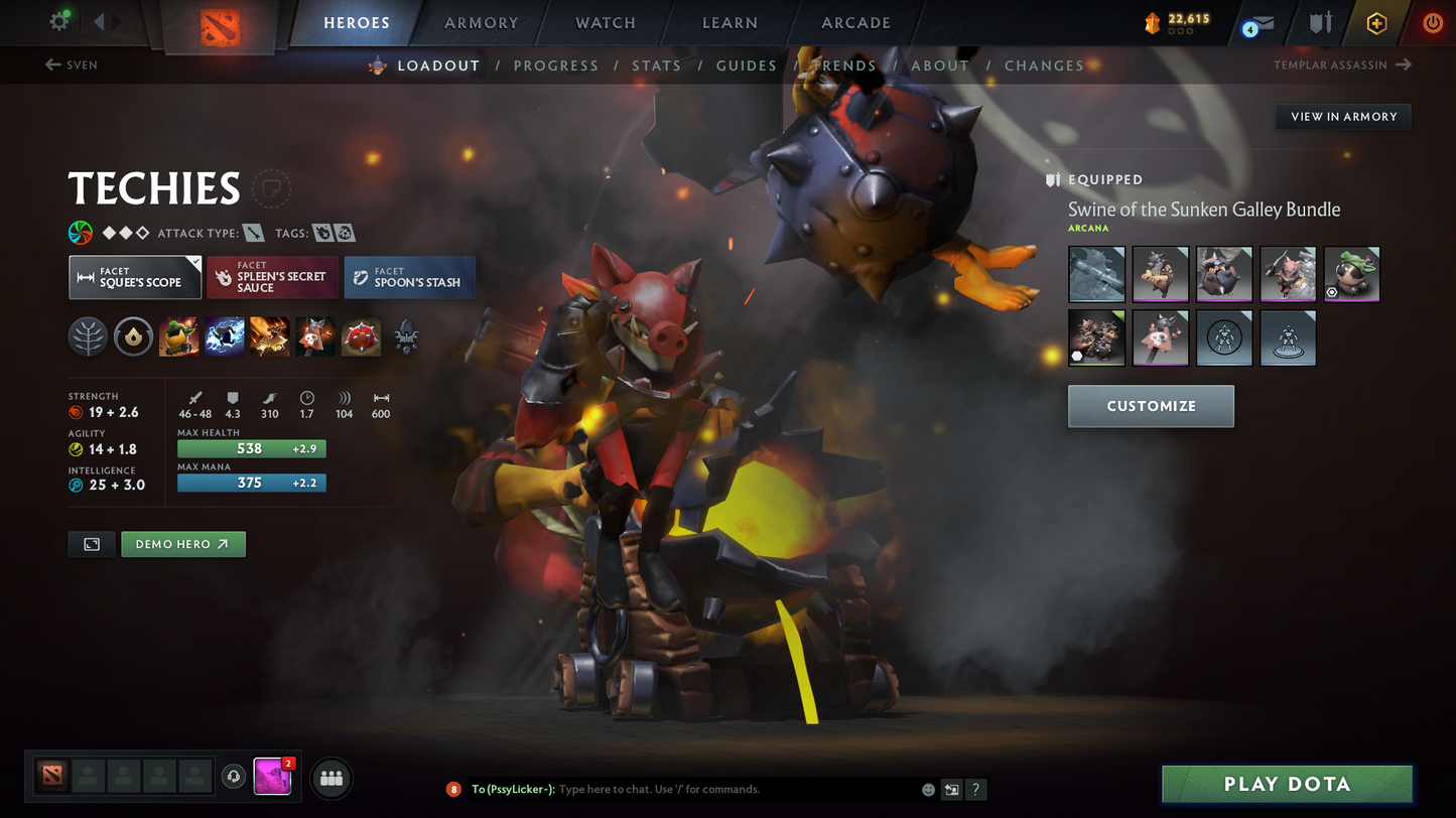 Immortal | MMR: 6726 - Behavior: 12000 | 4 Arcanas: Juggernaut, Phantom Assassin, Ogre, Techies | Many Cache Sets Inside | Many Immortals | Full Access | Mainpool | Trophy Level: 90+