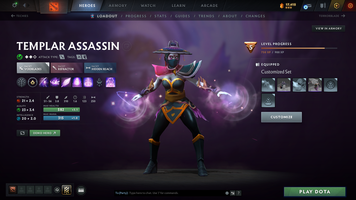 Archon III | MMR: 2537 - Behavior Score: 8786 | Shadow Fiend Arcana | Necro Immortals | Some Sets Inside | Mainpool Account | Trophy Level: 38