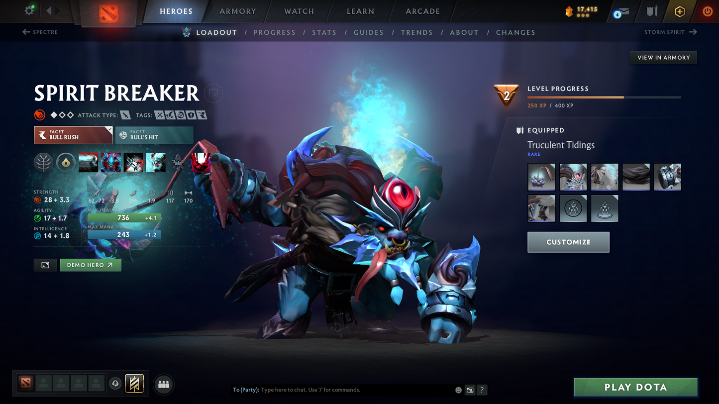 Archon III | MMR: 2537 - Behavior Score: 8786 | Shadow Fiend Arcana | Necro Immortals | Some Sets Inside | Mainpool Account | Trophy Level: 38