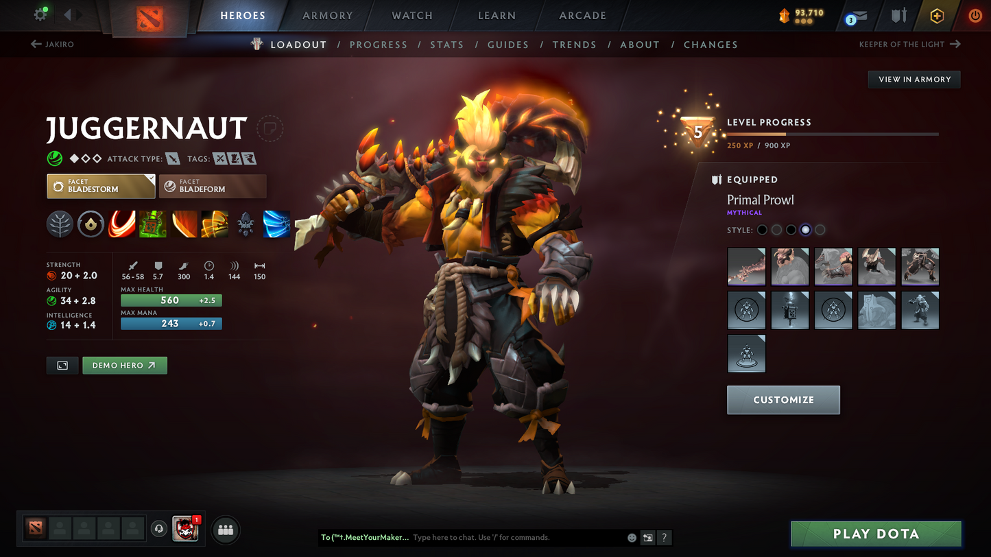 Guardian II | MMR: 916 - Behavior Score: 8643 | Queen of Pain: Unusual Raven of Ristul (Very Rare Item) | Many Immortals Inside | Full Access