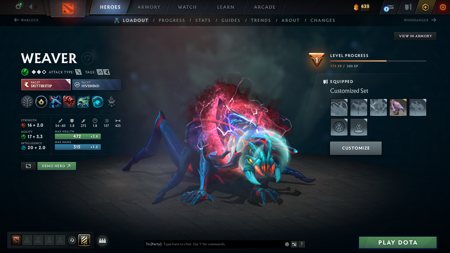 Immortal | MMR: 5842 - Behavior Score: 8395 | 4 Arcanas: Windranger, Lina, Legion, Juggernaut | Many Immortals Inside | Mainpool | Full Access | Trophy Level: 53