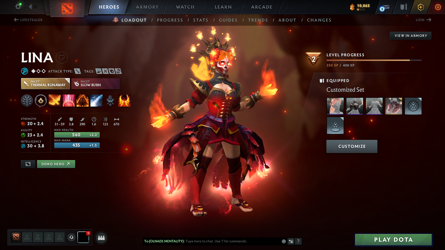 Legend I | MMR: 3074 - Behavior Score: 11970 | Shadow Fiend Arcana | Rare Cache Anti Mage | Many Immortals Inside | Mainpool | Trophy Level: 68 | Full Access
