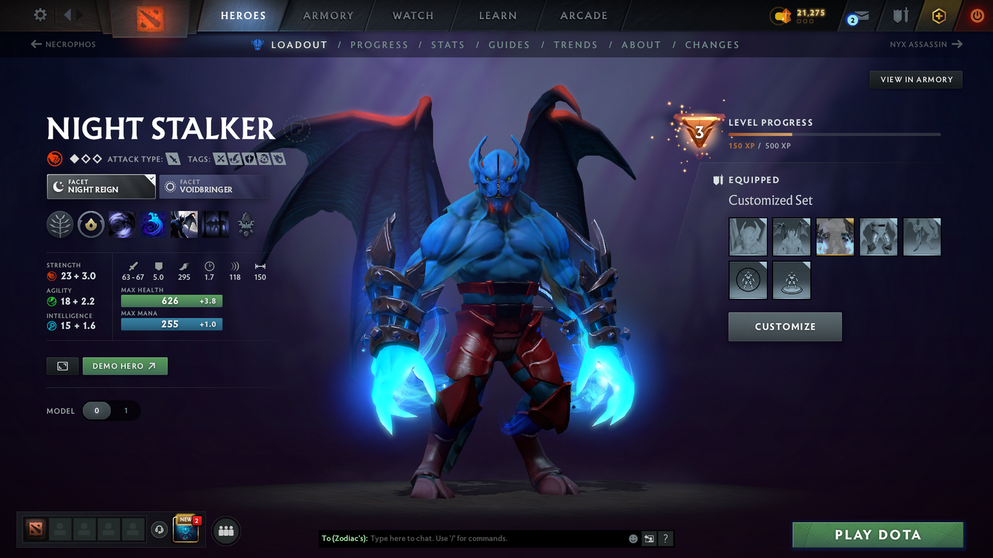 Ancient II | MMR: 3986 - Behavior: 10454 | Mainpool | 2K Hours | Night Stalker Immortal | LC Set | Quick Que Match | Quick Delivery