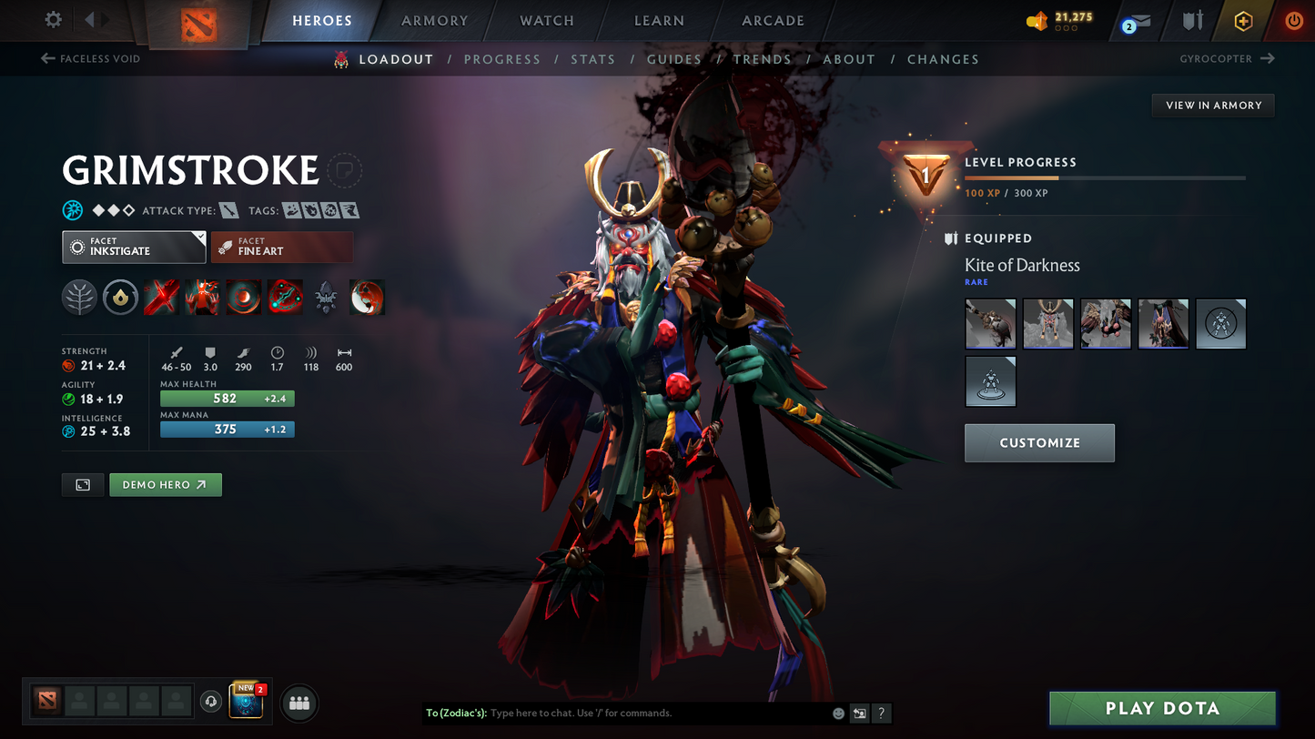 Ancient II | MMR: 3986 - Behavior: 10454 | Mainpool | 2K Hours | Night Stalker Immortal | LC Set | Quick Que Match | Quick Delivery