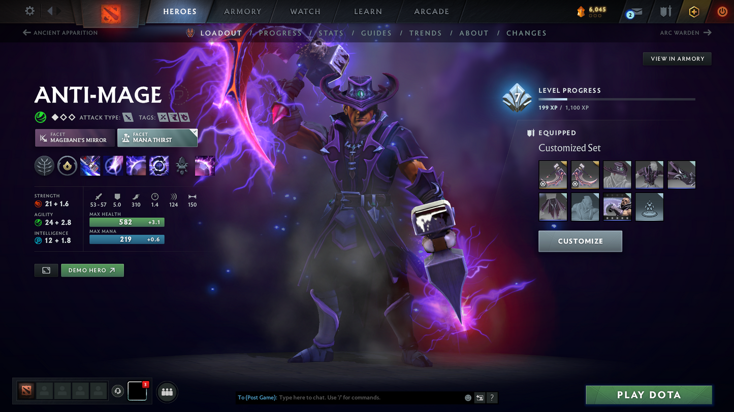Crusader II | MMR: 1679 - Behavior: 10282 | 3 Arcanas: PA, MK, LC | Many Immortals and Full sets | Mainpool | Instant Delivery!