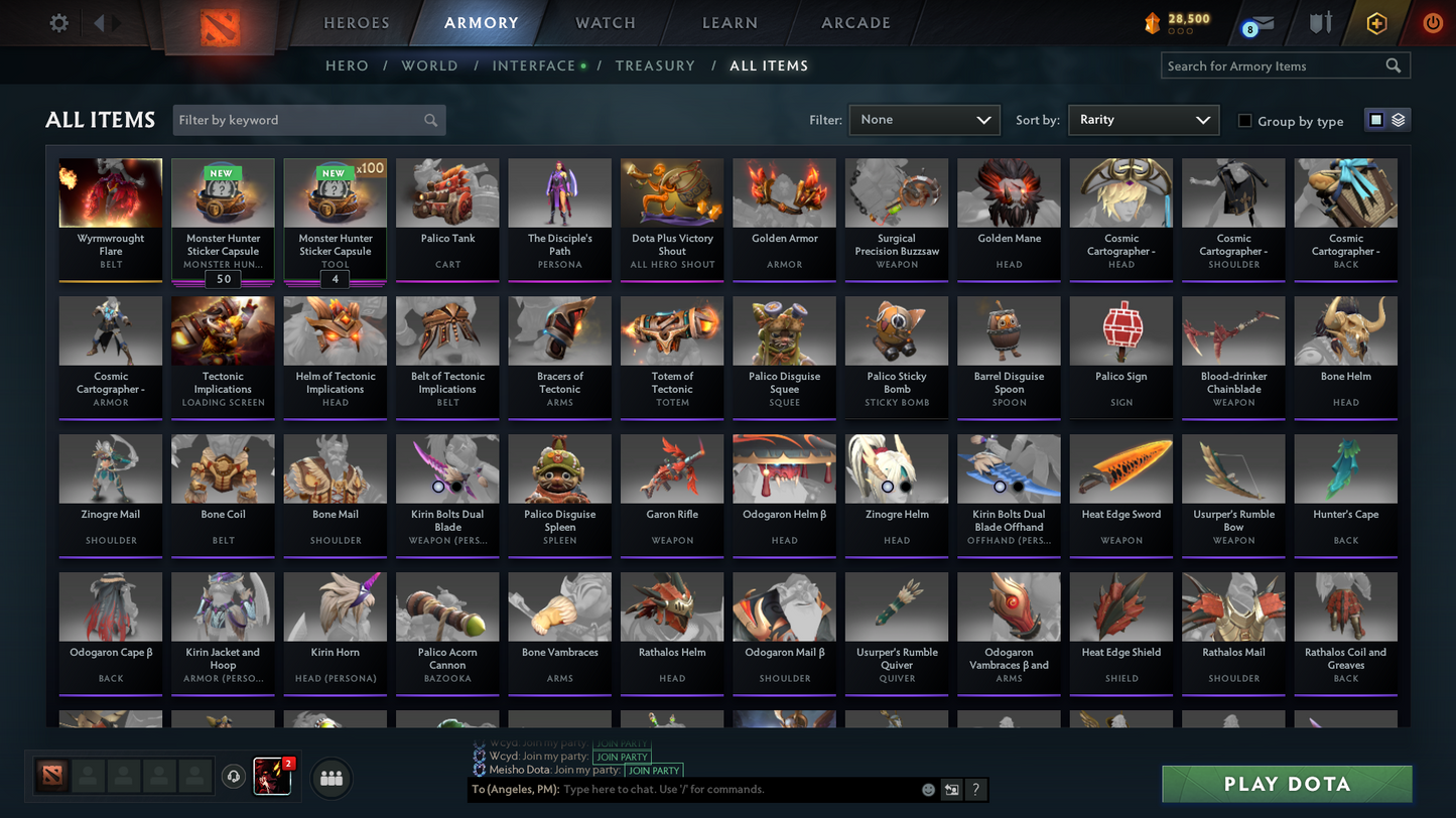 Ancient II Account – 3992 MMR High Behavior Score 9814 – Ranked Ready | 600 Hours | Hunter X Sets | AM Persona | Marci Cache |