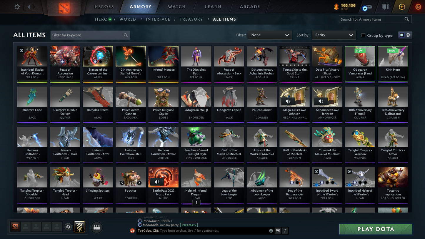 Divine V | MMR: 5561 - Behavior: 12000 | 2 Arcanas: LC and Pudge | Am Persona | Mainpool | Full Access | Items Inside | Quickest Que