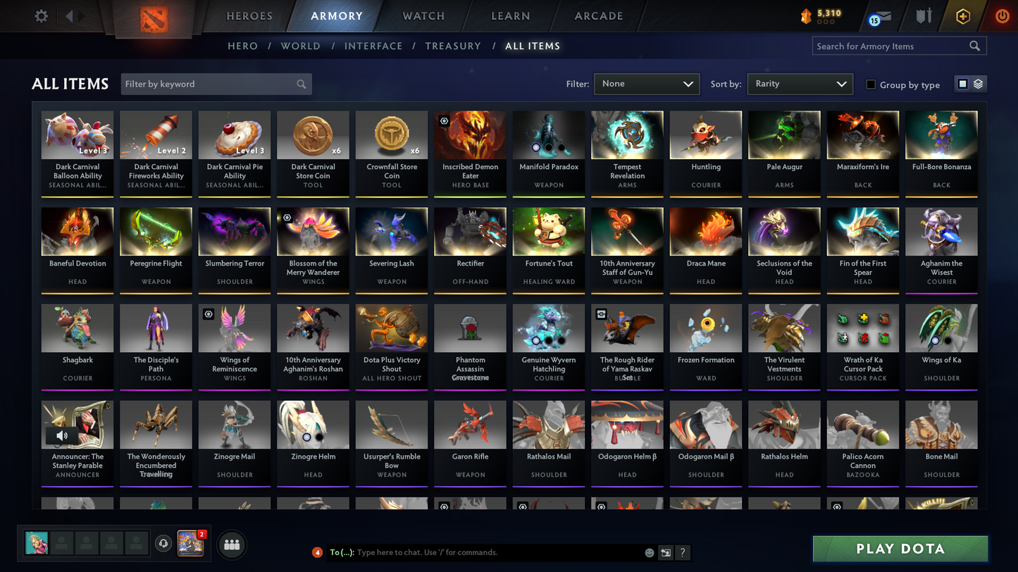 Ancient II | Behavior Score: 10552 | 2 Arcanas: Sf, Pa | Antimage Persona | Many Immortals Inside | Trophy Level: 60 | Mainpool Account | Full Access | Quick Que