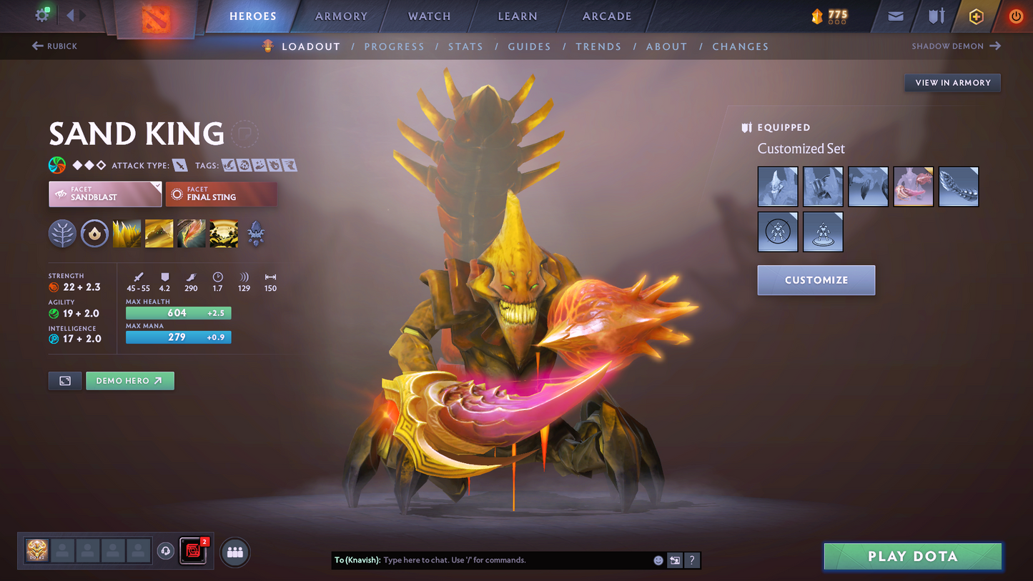 Herald V | MMR: 704 | Behavior Score: 8815 | Mainpool Account | Quick Que Time | Many Immortals, Items & Sets Inside