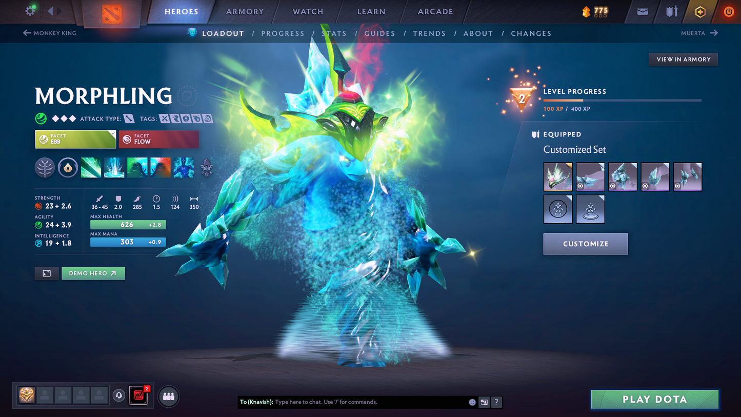 Herald V | MMR: 704 | Behavior Score: 8815 | Mainpool Account | Quick Que Time | Many Immortals, Items & Sets Inside