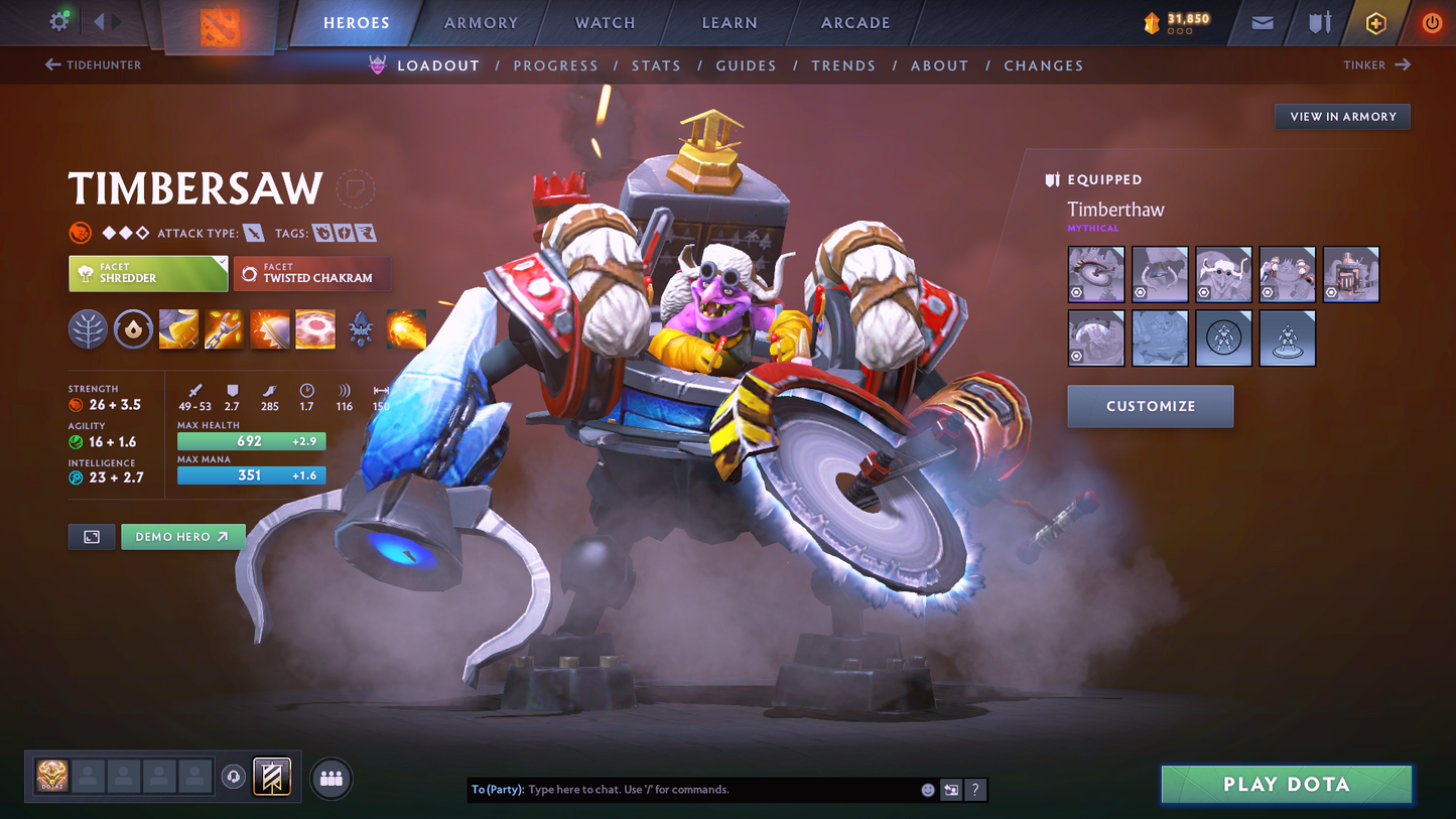 Guardian IV | MMR 1194 | Behavior 8821 | Zeus Arcana | Fully Stacked with Immortals and Exclusive Sets!!!