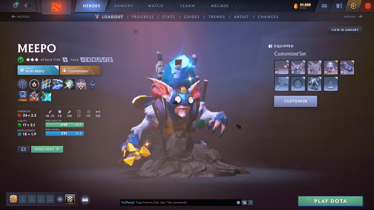 Guardian IV | MMR 1194 | Behavior 8821 | Zeus Arcana | Fully Stacked with Immortals and Exclusive Sets!!!