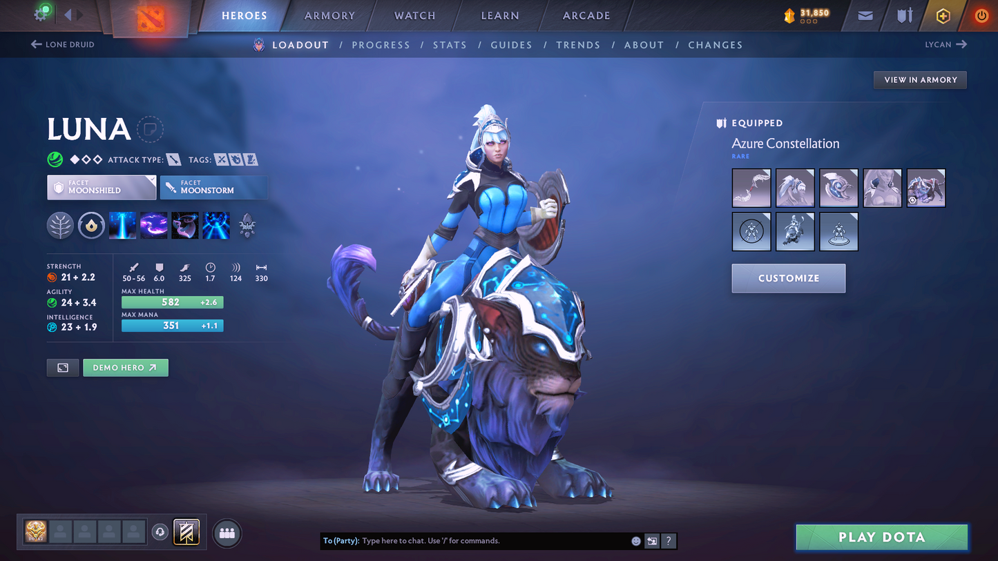 Guardian IV | MMR 1194 | Behavior 8821 | Zeus Arcana | Fully Stacked with Immortals and Exclusive Sets!!!