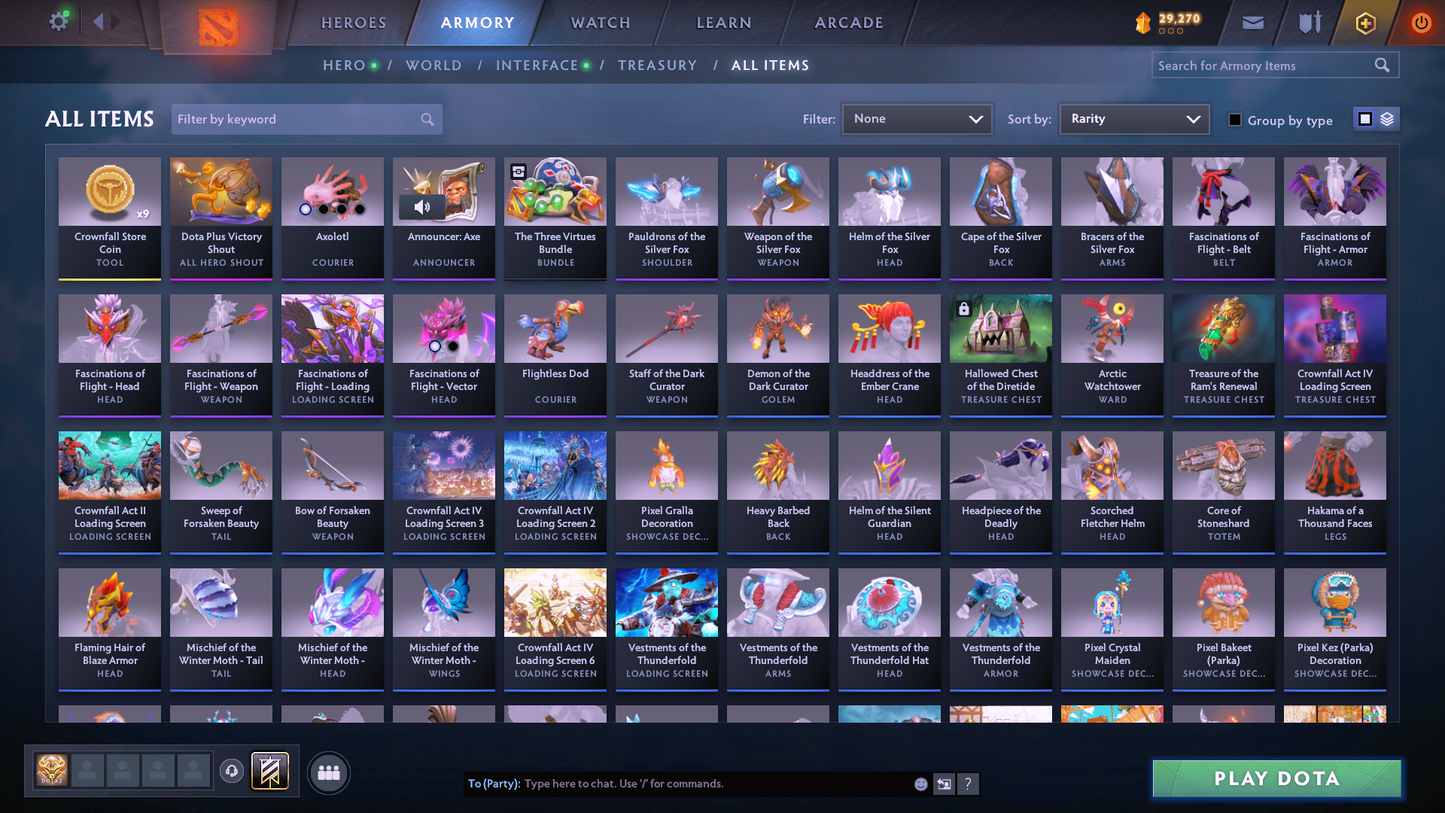 Herald V | MMR 704 | Behavior 10502 | Mainpool | Fast Queue | Stacked with Immortals + Many Sets!!!