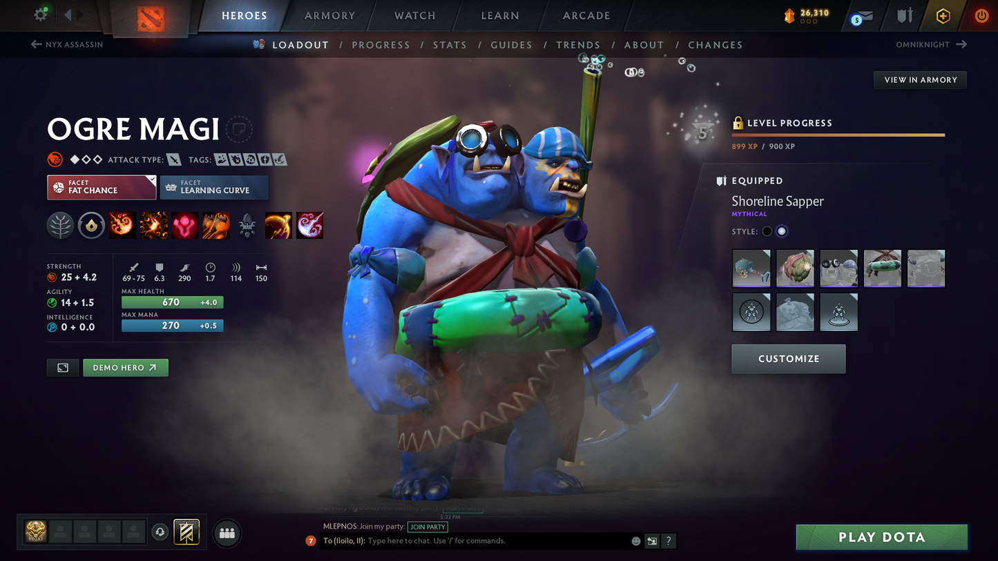 Guardian III | MMR: 1136 - Behavior Score: 12000 | 2 Arcanas: Phantom Assassin & Crystal Maiden | TI7's Reef's Edge Terrain | Many Immortals & Items Inside | Mainpool | Trophy Level: 233 | Full Access