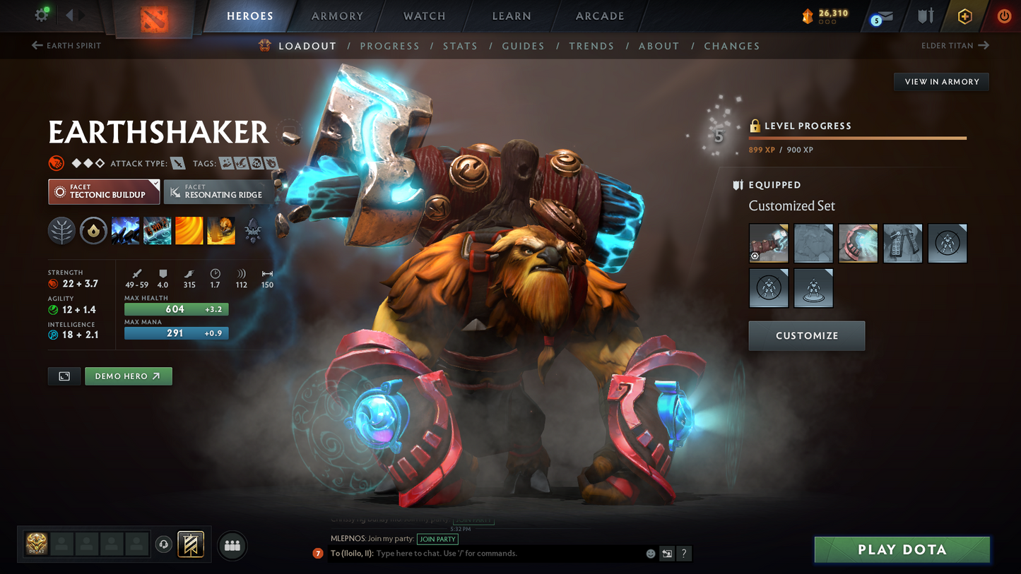 Guardian III | MMR: 1136 - Behavior Score: 12000 | 2 Arcanas: Phantom Assassin & Crystal Maiden | TI7's Reef's Edge Terrain | Many Immortals & Items Inside | Mainpool | Trophy Level: 233 | Full Access