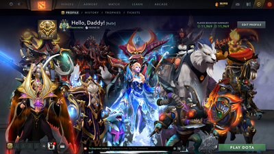 Archon II | MMR: 2466 - Behavior Score: 11969 | Crystal Maiden Arcana | Mirana Persona | Latest Cache Sets | Complete 10th Anniversary Sets | Many Cache Sets & Immortals Inside | Mainpool | Trophy Level: 298 | Full Access