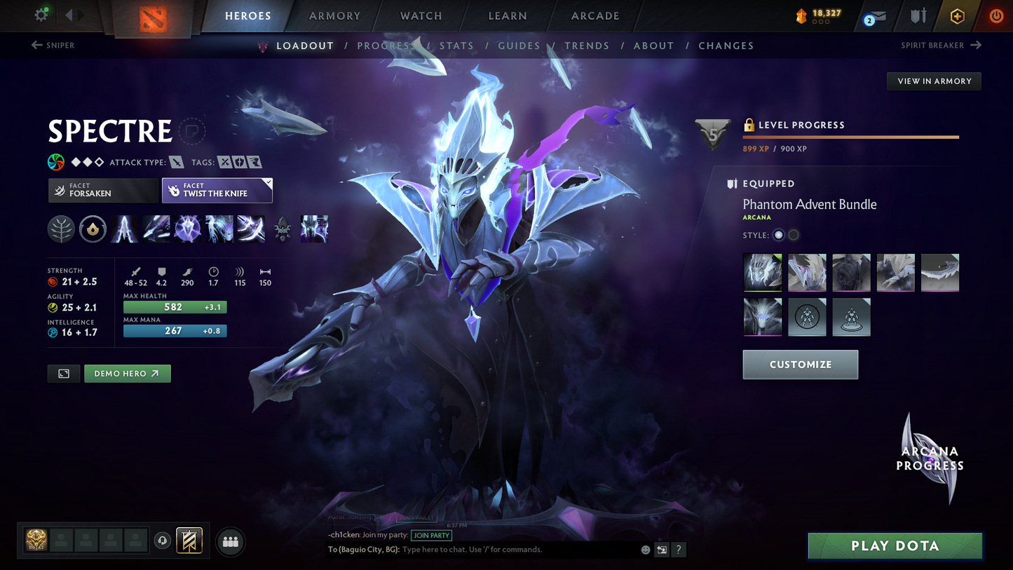 Legend I | MMR: 3130 - Behavior: 10167 | Complete Nemestice Battlepass | Arcanas: Spectre, Pudge, Shadow Fiend, Zeus | Personas: Dark Artistry Invoker, Dragon Knight, Mirana | Many Cache Sets & Items Inside | Trophy Level: 396 | Full Access